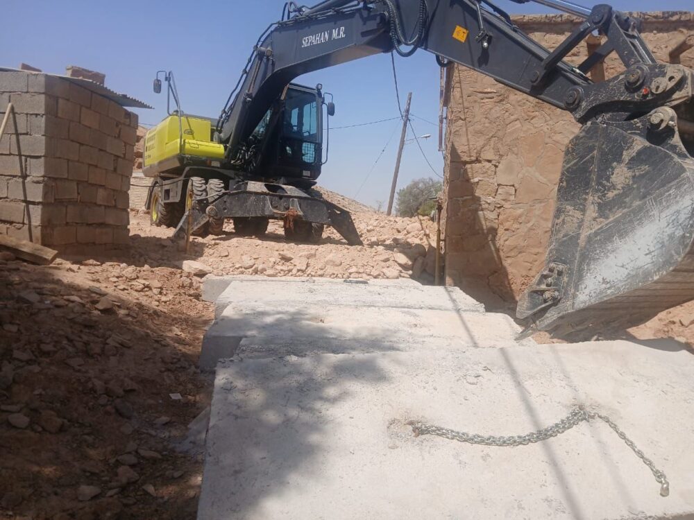 کانال‌های باغ چشمه‌علی ایمن‌سازی شد