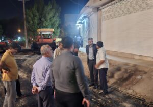 عملیات آسفالت شهرک مهندسین مسجدسلیمان آغاز شد